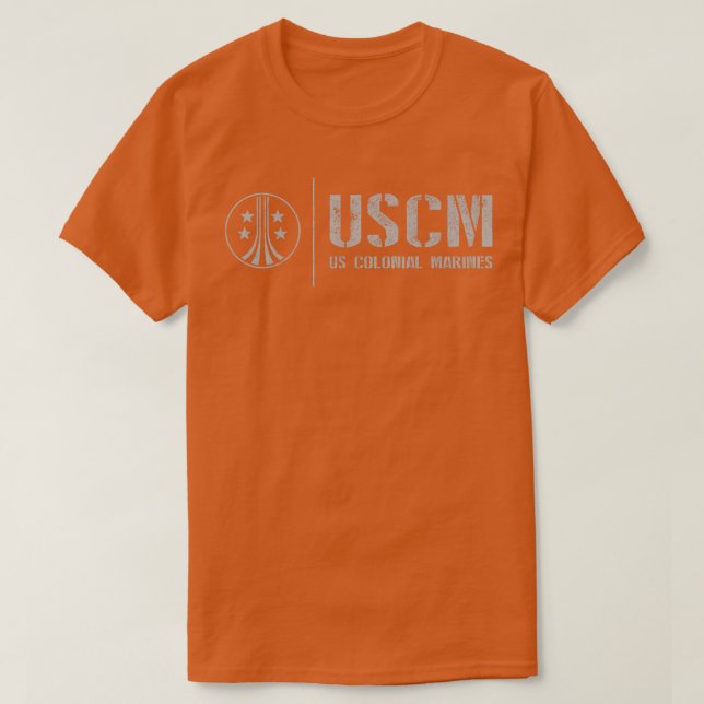USCM US Colonial Marines T-Shirt (Design Front)