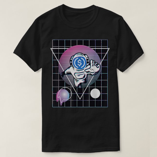 USD Coin Astronaut T-Shirt (Design Front)