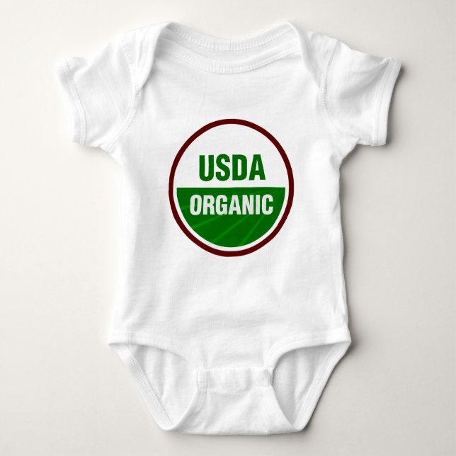 USDA Organic certificate Baby Bodysuit (Front)
