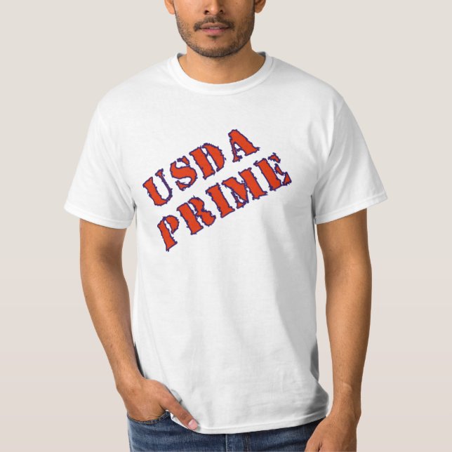 USDA Prime (Basic) T-Shirt (Front)