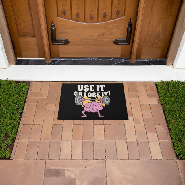 Use and train your brain doormat (Outdoor)