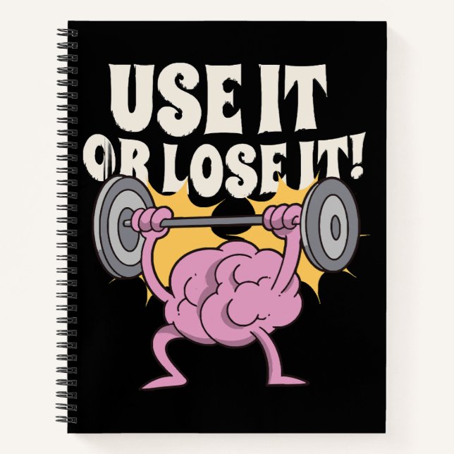 Use and train your brain notebook (Front)