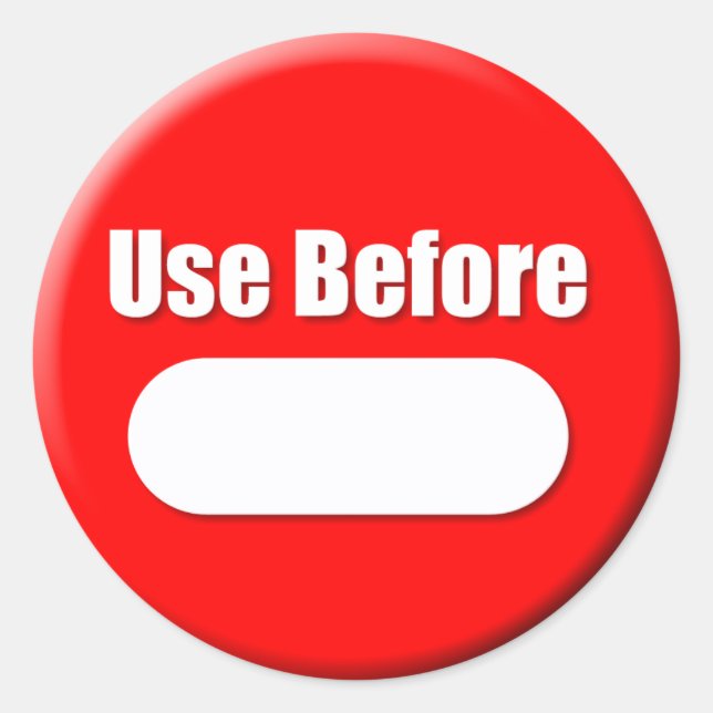 Use Before Sticker (Large) (Front)
