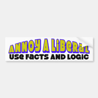 Use Facts & Logic! Bumper Sticker