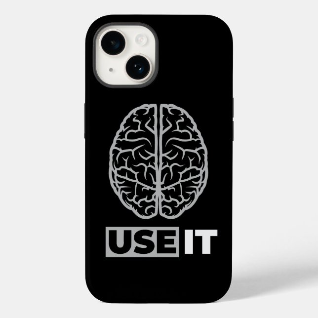 Use It - Brain Design Case-Mate iPhone Case (Back)