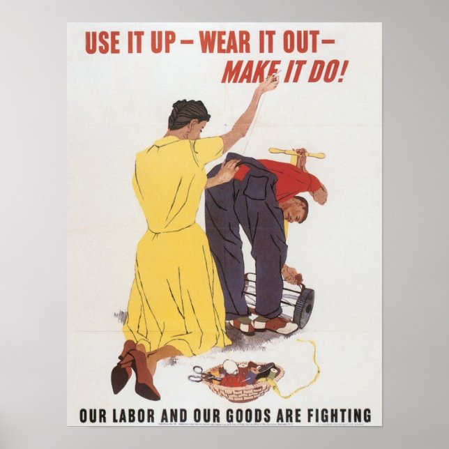 Use It Up WWII Print (Front)