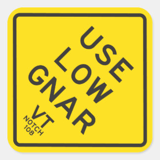 "Use Low Gnar" Sticker