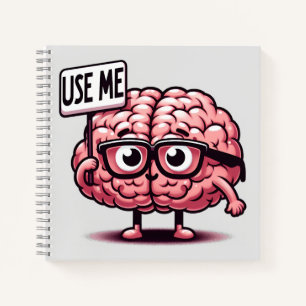 Use Me Funny Brain  Notebook