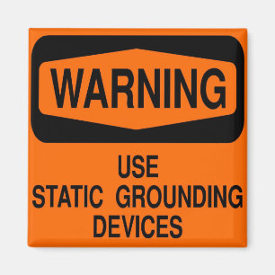 Use static grounding device magnet