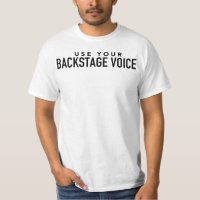 Use Your Backstage Voice Funny Theatre Tech Week