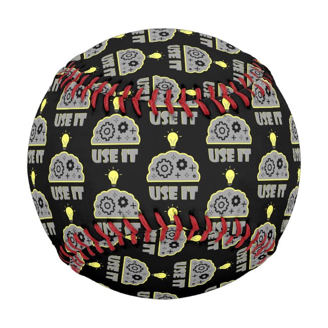 Use your brain baseball (Front)