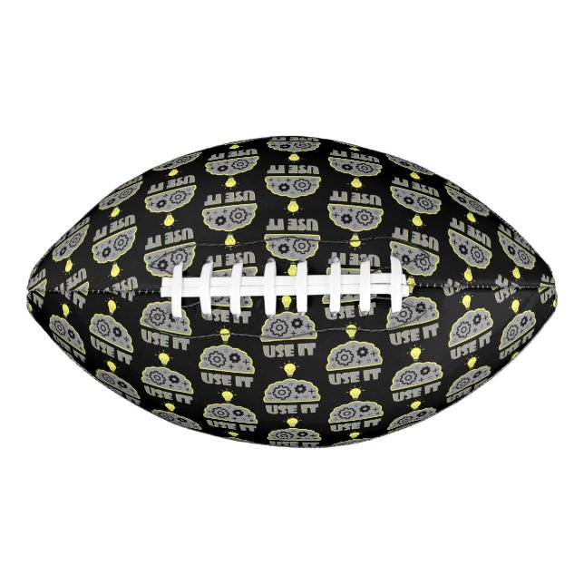 Use your brain football (Front)