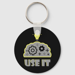 Use your brain key ring
