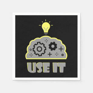 Use your brain napkin