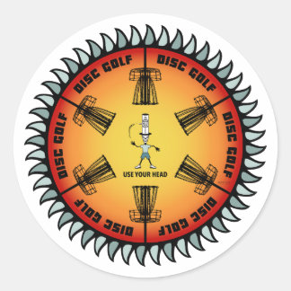 Use Your Head 2 Classic Round Sticker