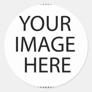 Use Your Image or Logo Classic Round Sticker