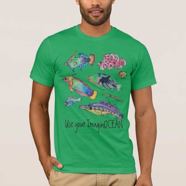 Use your ImaginOCEAN Fish T-Shirt (Front)