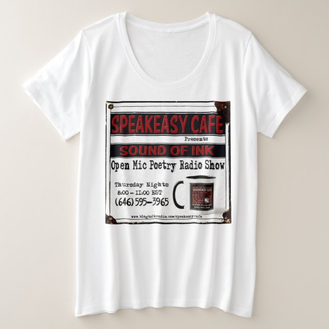 Use Your Words, Woman's SpeakEasy t-shirt  Plus Size T-Shirt (Design Front)