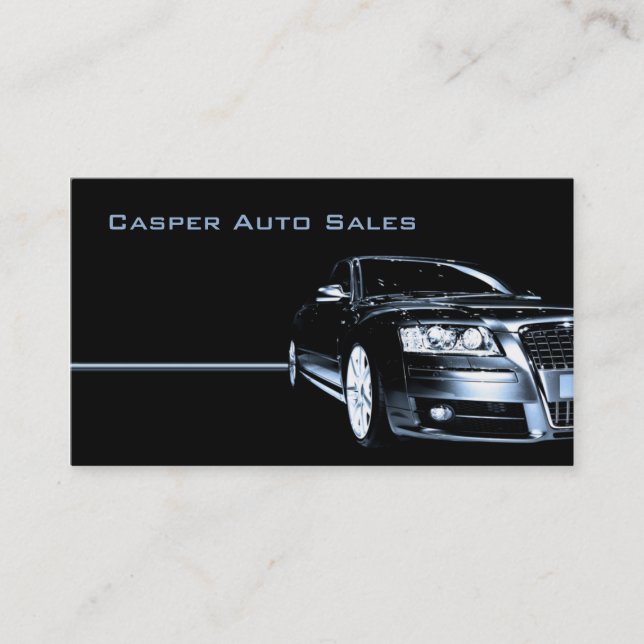 Used Car Dealer Business Card (Front)