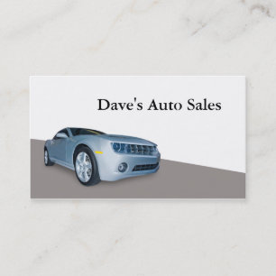 Used Car Dealer Business Card