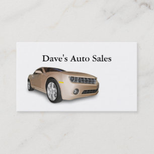 Used Car Dealer Business Card