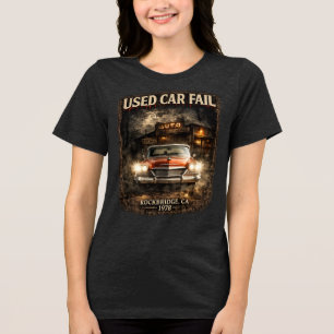 Used Car Fail Women's Bella+Canvas Tri-Blend Dark Shirt