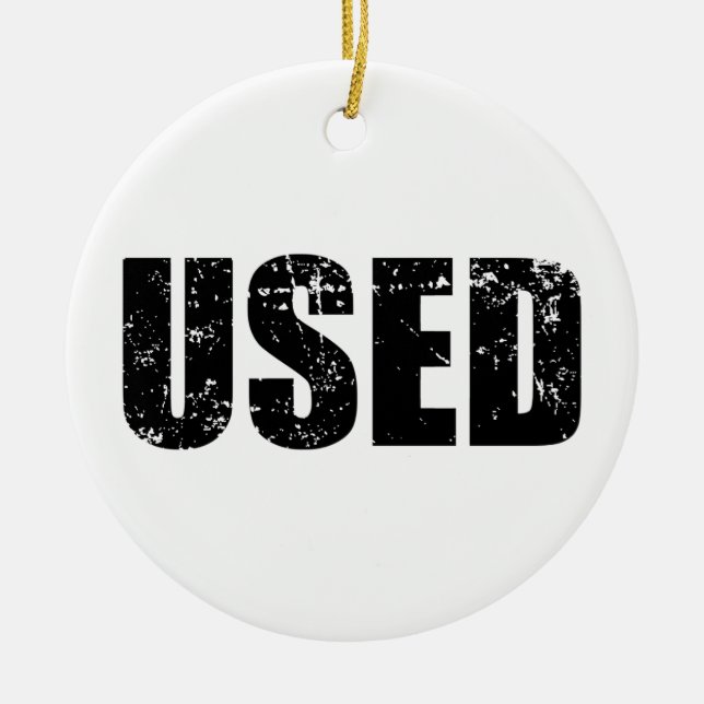 USED CERAMIC TREE DECORATION (Front)