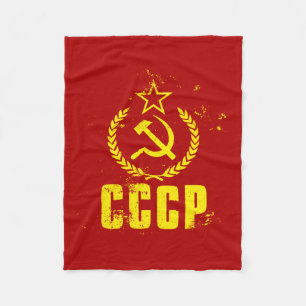 Used Communist CCCP Flag Blankets