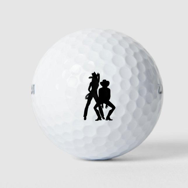 Used to Be a Line Dance Western Golf Balls (Front)