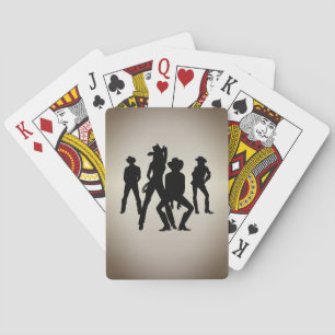 Used to Be a Line Dance Western Playing Cards