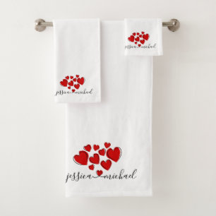 Useful Gift For Romantic Couple Moving In Together Bath Towel Set