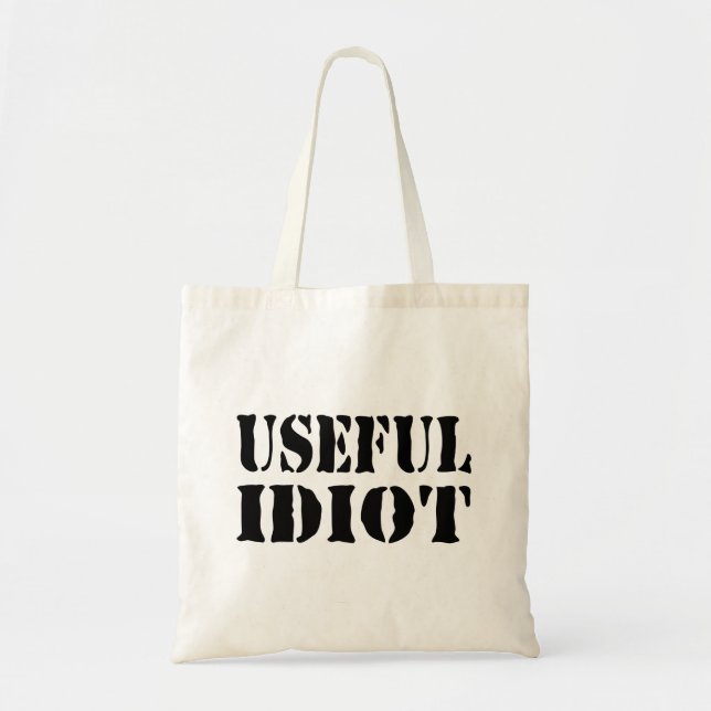 USEFUL IDIOT TOTE BAG (Front)