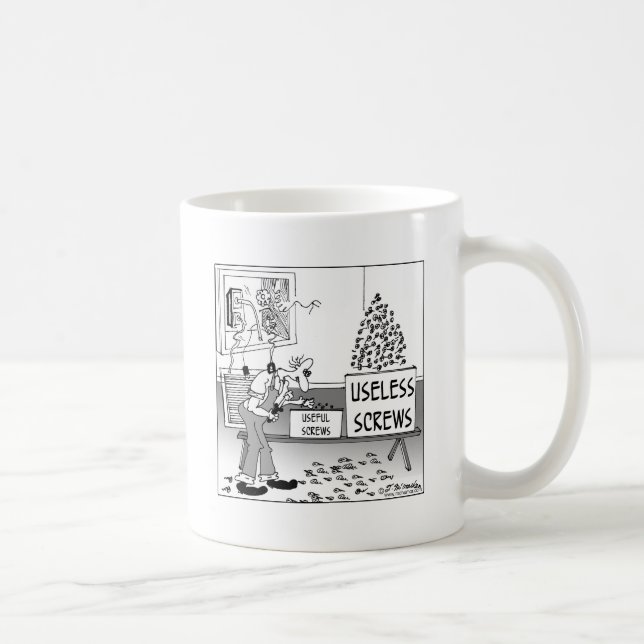 Useful & Useless Screws Coffee Mug (Right)