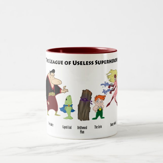 Useless Superheroes Mug (Center)