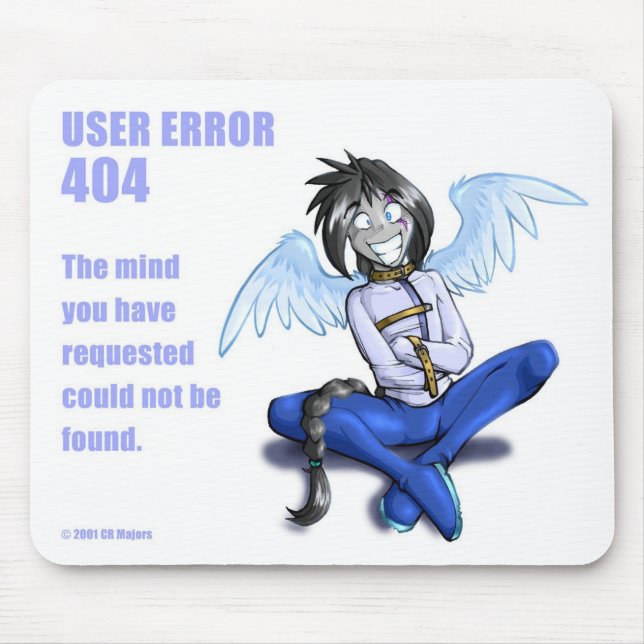 User Error 404 Mousepad (Front)