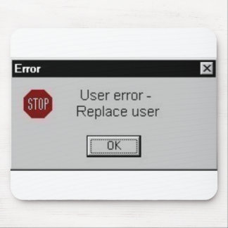 user error mouse pad