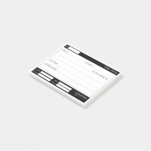 User Story Post-it Notes