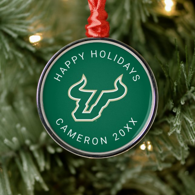 USF Bulls Metal Tree Decoration (Tree)