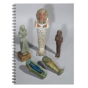 Ushabti figures notebook