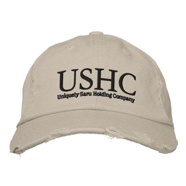 USHC Embroidered Hat, Alternative Apparel Basic Ad Embroidered Hat (Front)