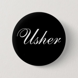 Usher 6 Cm Round Badge