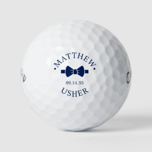 Usher Blue Bow Tie Golf Balls