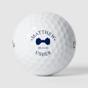 Usher Blue Bow Tie Golf Balls