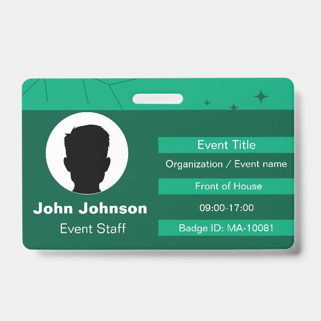 Usher ID Badge (Front)