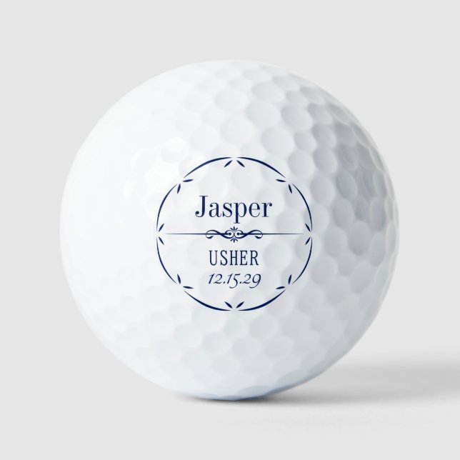 Usher Personalised Golf Balls (Front)