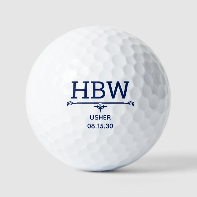 Usher Personalised Golf Balls (Front)