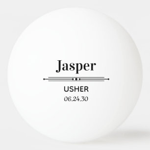 Usher Personalised Ping Pong Ball