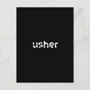 Usher Postcard