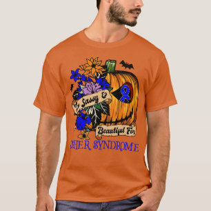 Usher Syndrome Awareness retro halloween scary pum T-Shirt