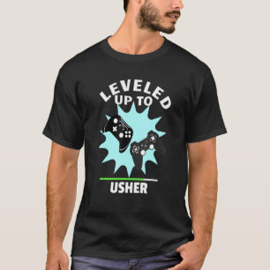Usher Wedding Levelled Up Gamer T-Shirt
